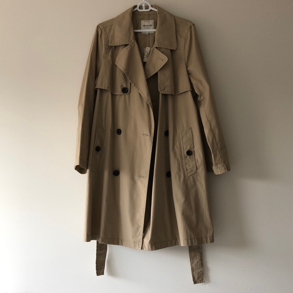 NEW Madewell Abroad Trench Coat
